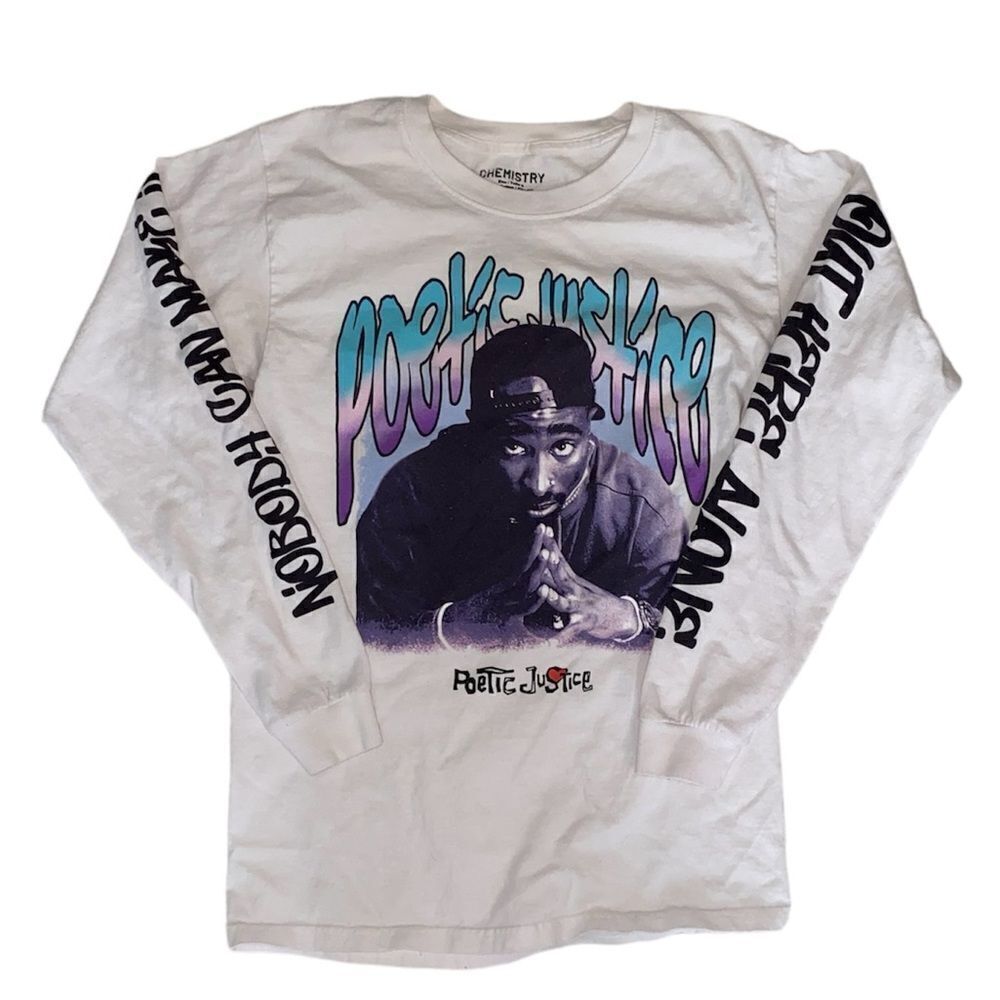 Chemistry Poetic Justice Lon Sleeve Tee Size Small